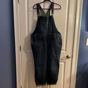 Torrid Women's Dark Blue Denim Overalls